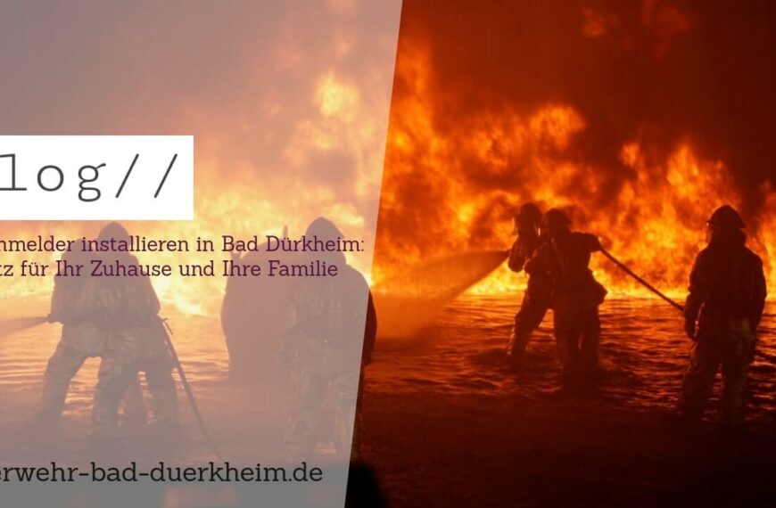 Rauchmelder installieren in Bad Dürkheim: Schutz für Ihr Zuhause und Ihre Familie